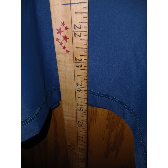 Modli Blouse Turquoise Floral Print 3/4 Sleeves Women's Plus Size 6X Stretch - Picture 7 of 12